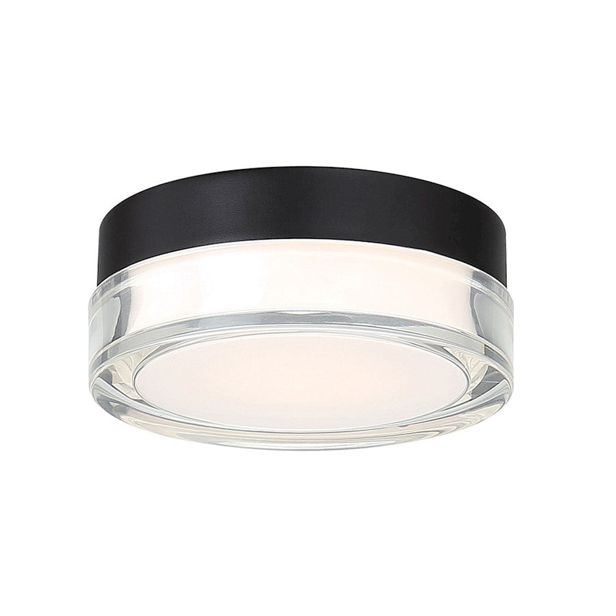 Modern Forms Pi 1 Light6" LED Round Flush Mount/2700K, Black - FM-W44806-27-BK