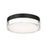 Modern Forms Pi 1 Light9" LED Round Flush Mount/2700K, Black - FM-W44809-27-BK