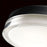 Modern Forms Pi 1 Light9" LED Round Flush Mount/2700K, Black