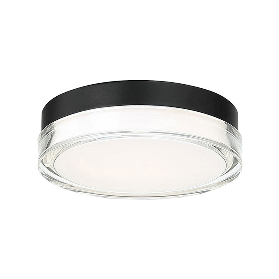 Modern Forms Pi 1 Light9" LED Round Flush Mount/3000K, Black - FM-W44809-30-BK