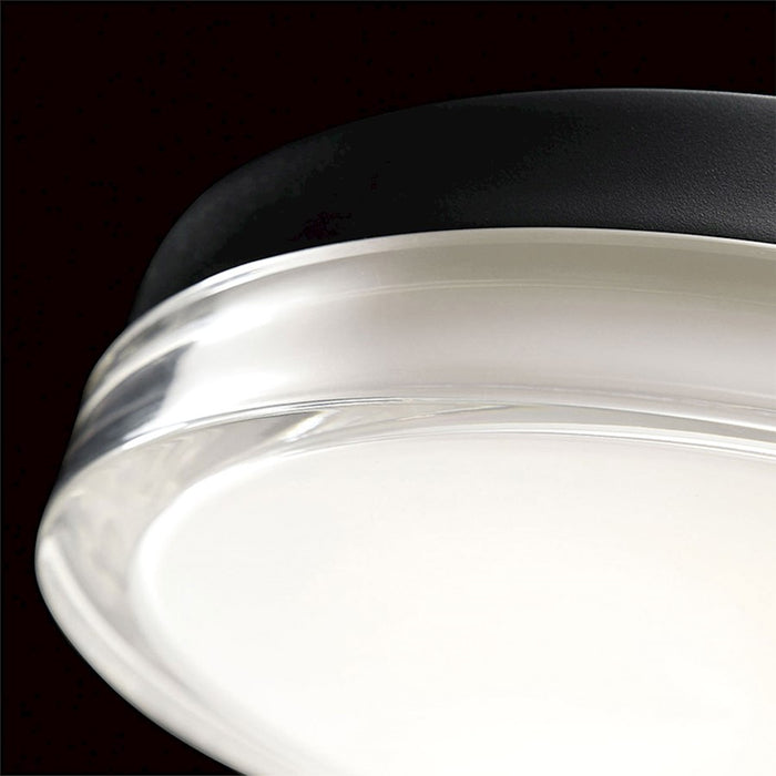 Modern Forms Pi 1 Light9" LED Round Flush Mount/3500K, Black