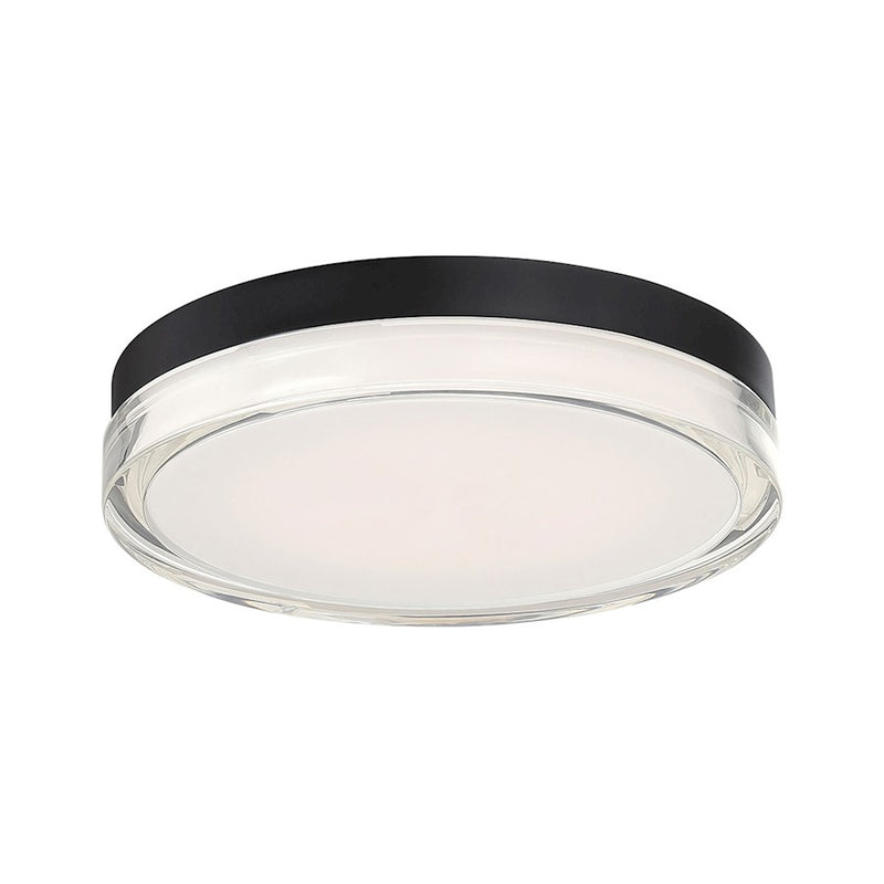 Modern Forms Pi 1 Light12" LED Round Flush Mount/2700K, Black - FM-W44812-27-BK