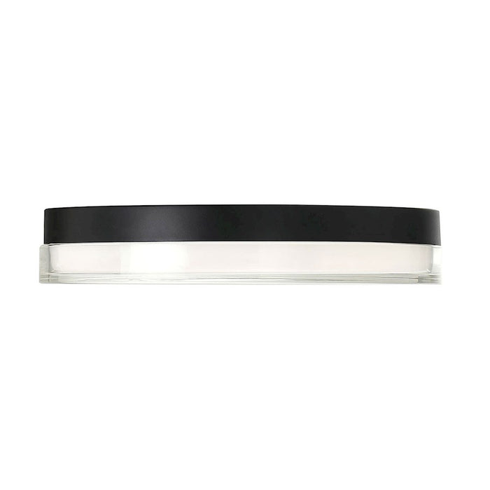 Modern Forms Pi 1 Light15" LED Round Flush Mount/2700K, Black