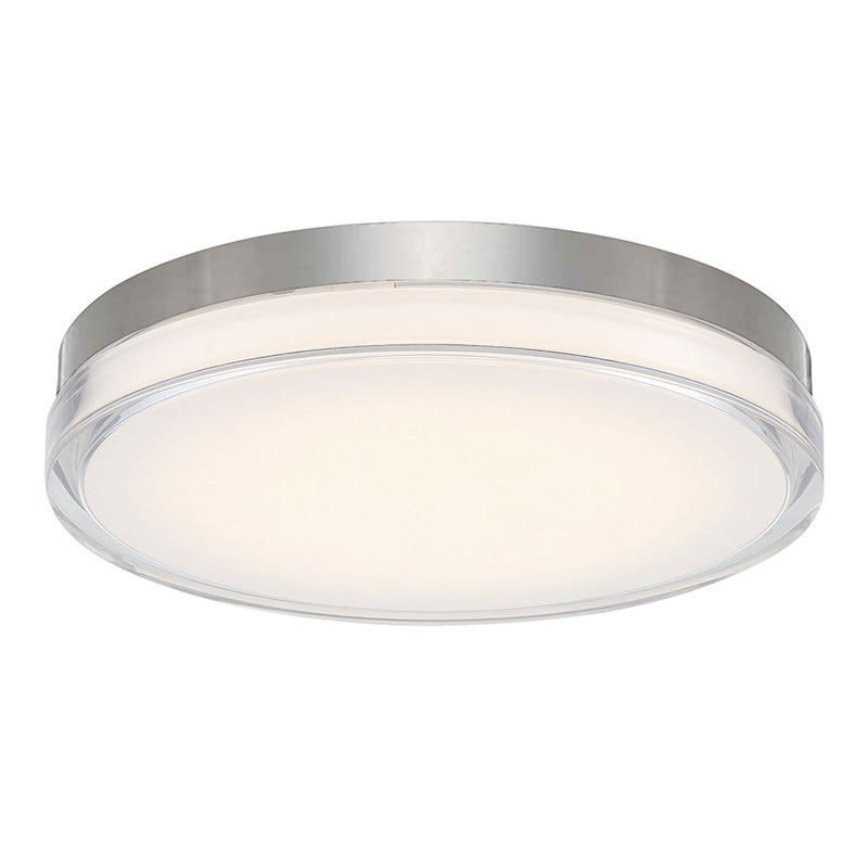 Modern Forms Pi 1 Light15" LED Round Flush Mount/2700K, Steel - FM-W44815-27-SS