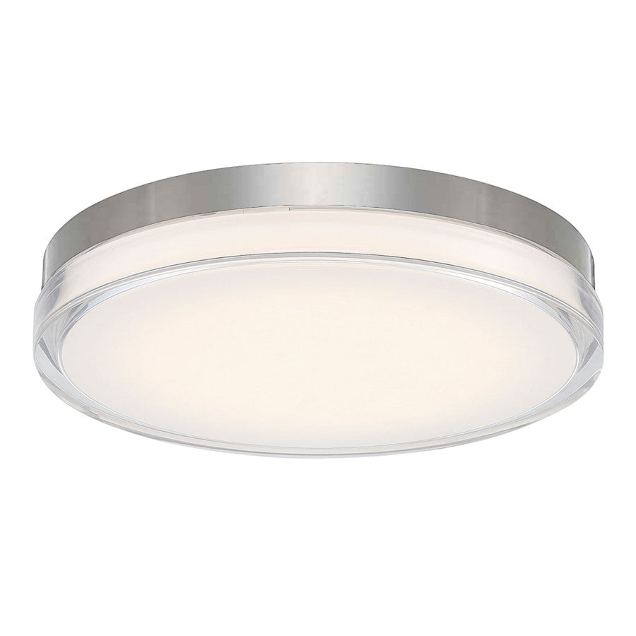 Modern Forms Pi 1 Light15" LED Round Flush Mount/3000K, Steel - FM-W44815-30-SS