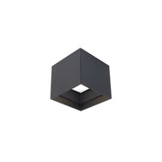 Modern Forms Kube 1Lt 5" LED Outdoor Flush 3-CCT/3000K, Black - FM-W62205-30-BK
