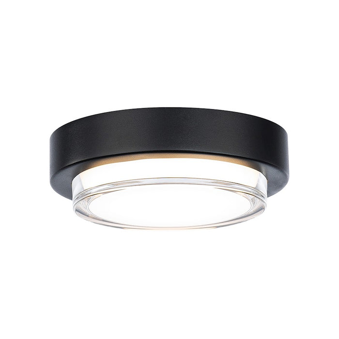 Modern Forms Kind 1Lt 8" LED Round Flush 3-CCT/2700K, Black - FM-W76108-27-BK