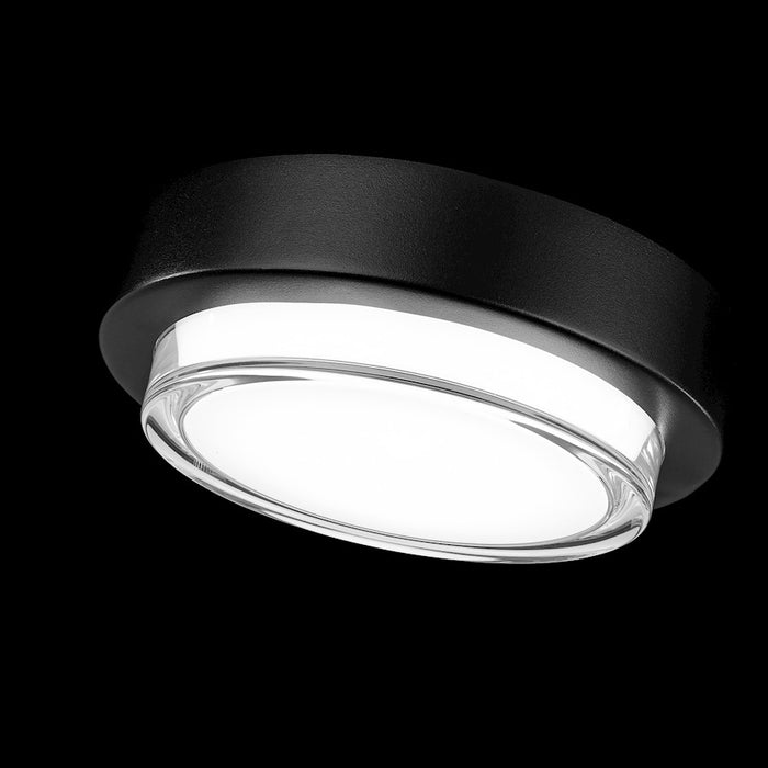 Modern Forms Kind 1Lt 8" LED Round Flush 3-CCT/2700K, Black