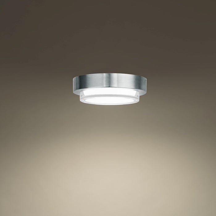 Modern Forms Kind 1Lt 8" LED Round Flush, 3-CCT/2700K, Steel