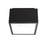 Modern Forms Bloc 1Lt 5.5" LED Outdoor Flush Mount/2700K, Black