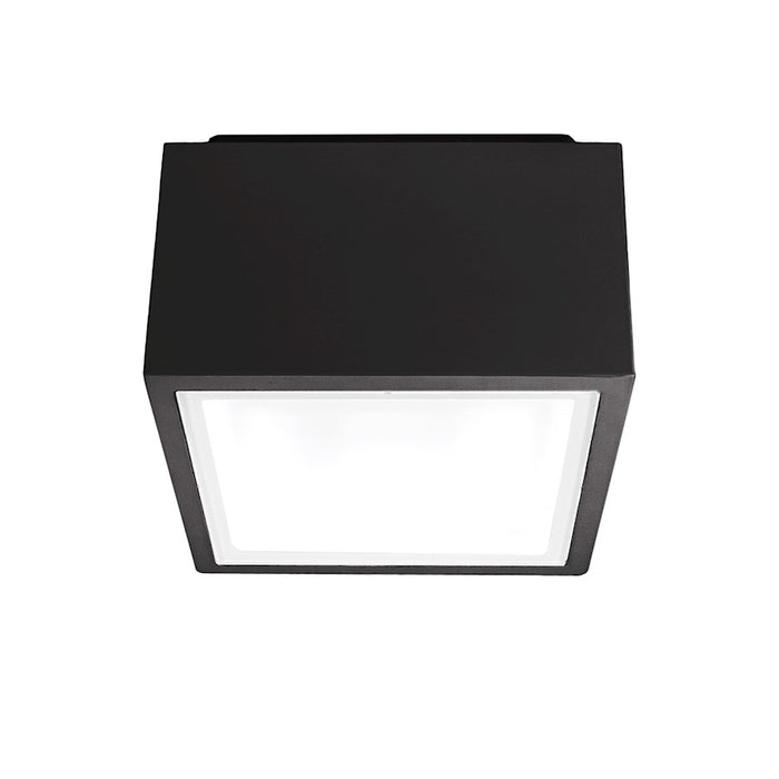 Modern Forms Bloc 1Lt 5.5" LED Outdoor Flush Mount/2700K, Black