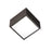 Modern Forms Bloc 1Lt 5.5" LED Outdoor Flush/2700K, Bronze