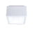 Modern Forms Bloc 1Lt 5.5" LED Outdoor Flush Mount 4000K, White