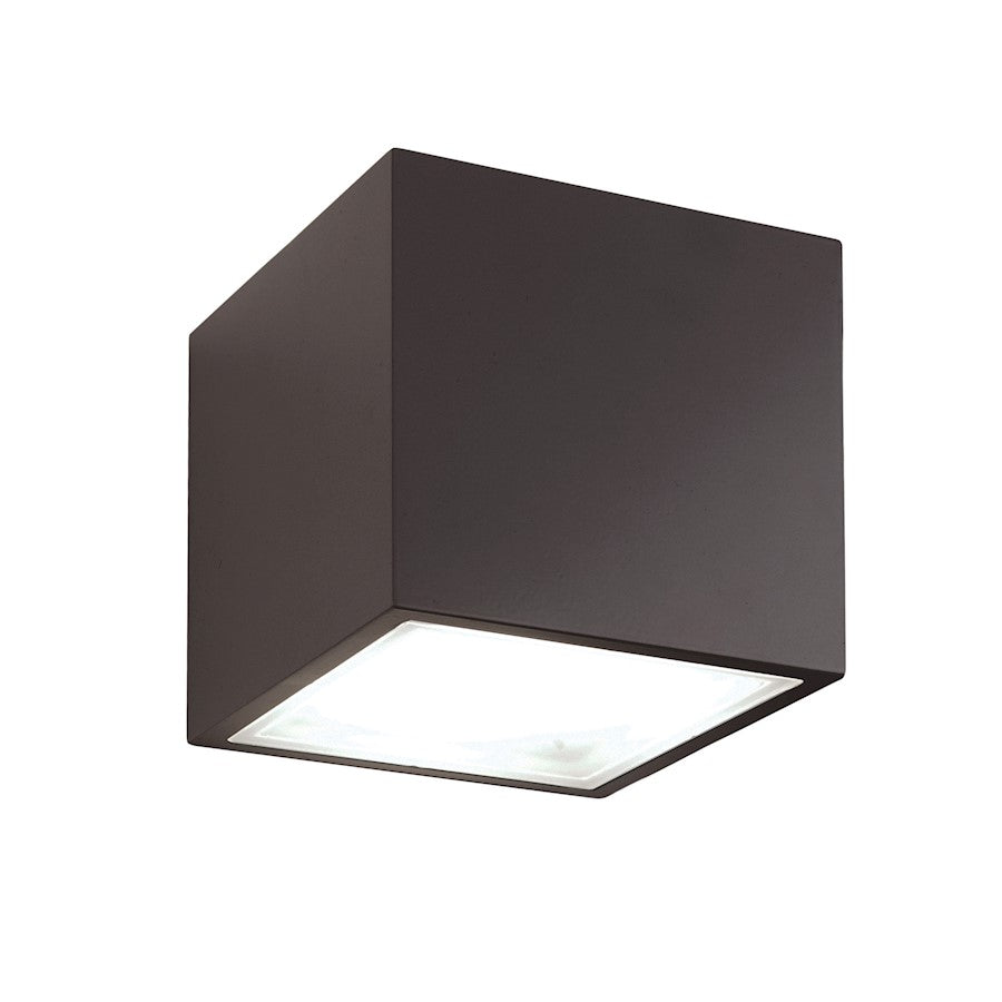 Modern Forms Bloc 1Lt 5.5" LED Outdoor Flush Mount/3000K, Bronze - FM-W9200-BZ