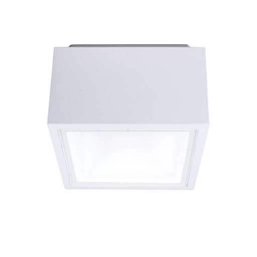 Modern Forms Bloc 1Lt 5.5" LED Outdoor Flush Mount/3000K, White