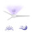 Modern Forms Ultra 3-Blade Germicidal 54" Fan, UV-C LED