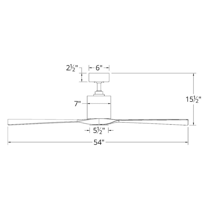 Modern Forms Aviator 1 Light 31W, Ceiling Fan