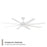 Modern Forms Roboto XL 8 Blade Ceiling Fan