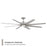 Modern Forms Roboto XL 70" 8 Blade Ceiling Fan