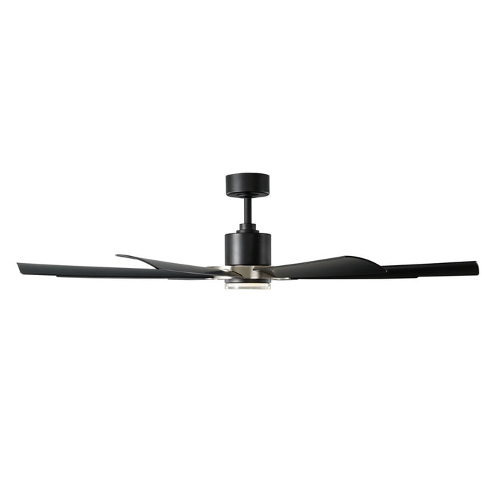 Modern Forms Fans Aura 8-Blade Ceiling Fan, Nickel Black
