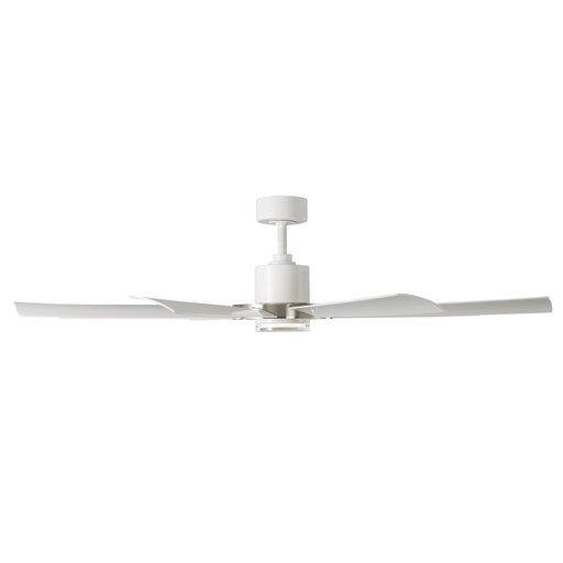 Modern Forms Fans Aura 8-Blade Ceiling Fan, Nickel White