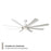 Modern Forms Fans Aura 72" 8-Blade Ceiling Fan, NKWH