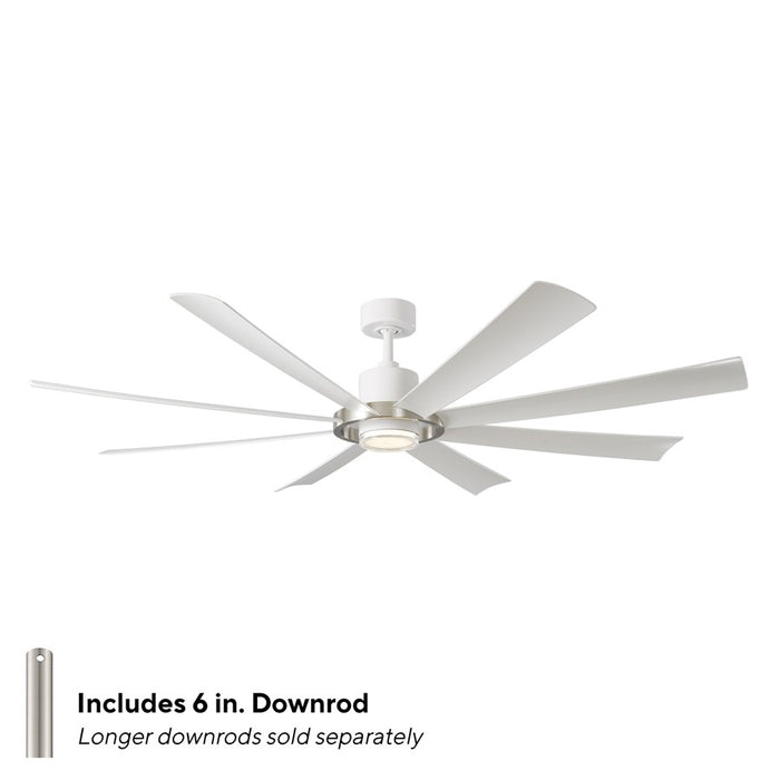 Modern Forms Fans Aura 72" 8-Blade Ceiling Fan, NKWH
