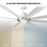 Modern Forms Fans Aura 72" 8-Blade Ceiling Fan, NKWH