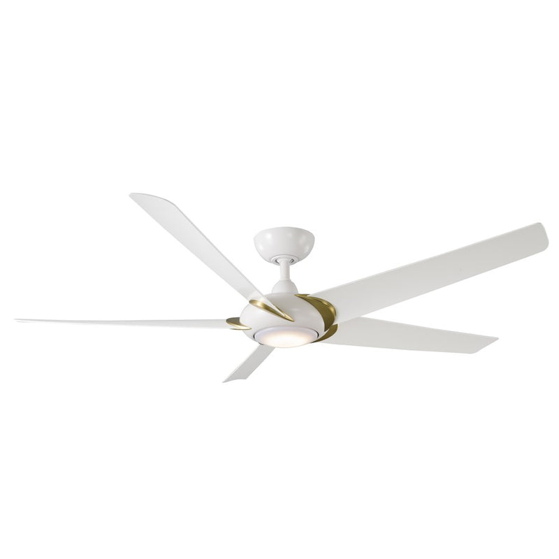 Modern Forms Fans Zephyr 5 5-Blade Ceiling Fan, Wood