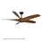 Modern Forms Fans Zephyr 5 5-Blade Ceiling Fan, Black Koa