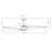 Modern Forms Fans Zephyr 5 5-Blade Ceiling Fan, Black Koa