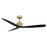 Modern Forms Fans Spinster 3-Blade Ceiling Fan, Brass Black