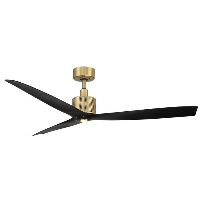Modern Forms Fans Spinster 3-Blade Ceiling Fan, Brass Black