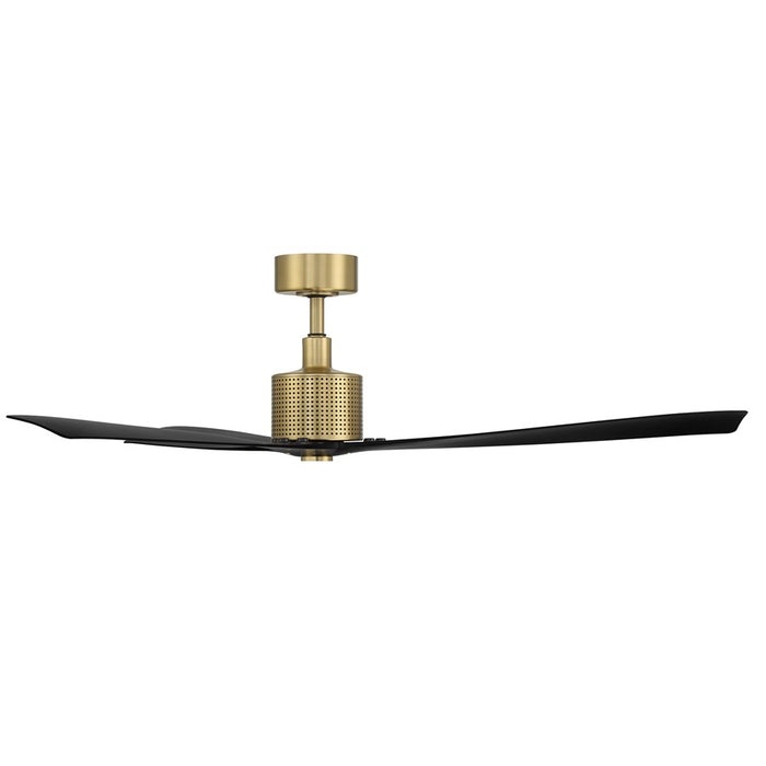 Modern Forms Fans Spinster 3-Blade Ceiling Fan, Brass Black