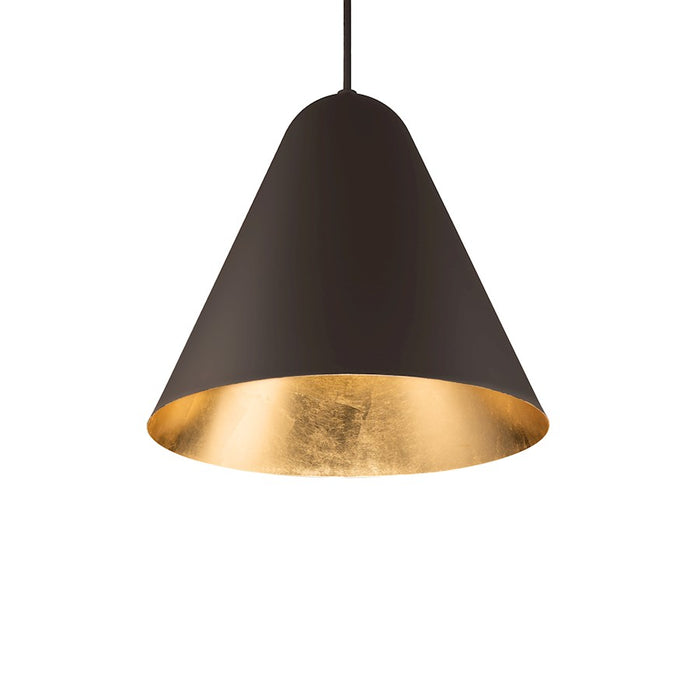 Modern Forms Taper 1 Light 22" LED Pendant/3000K, Bronze/Gold