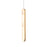 Modern Forms Cadiz 1Lt 18" LED Mini-Pendant, Aged Brass/Alabaster - PD-14518-AB