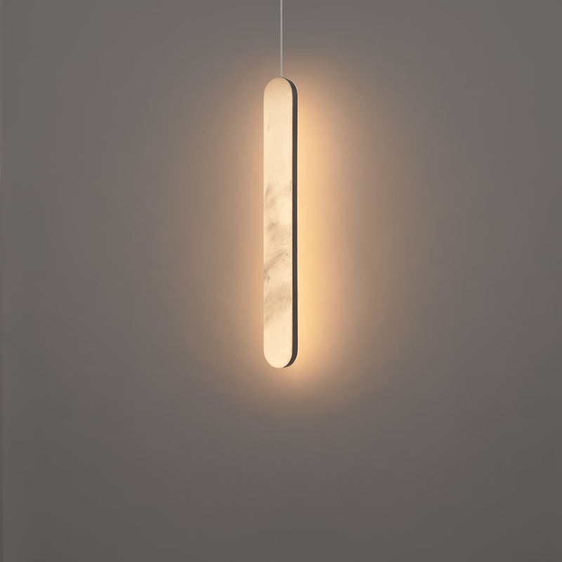 Modern Forms Cadiz 1Lt 18" LED Mini-Pendant, Nickel/Alabaster