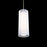 Modern Forms Metropolis 1Lt 13" LED Mini Pendant/3000K, Nickel