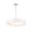 Modern Forms Metropolis 1Lt 24" LED Pendant/3000K, Nickel - PD-16824-BN