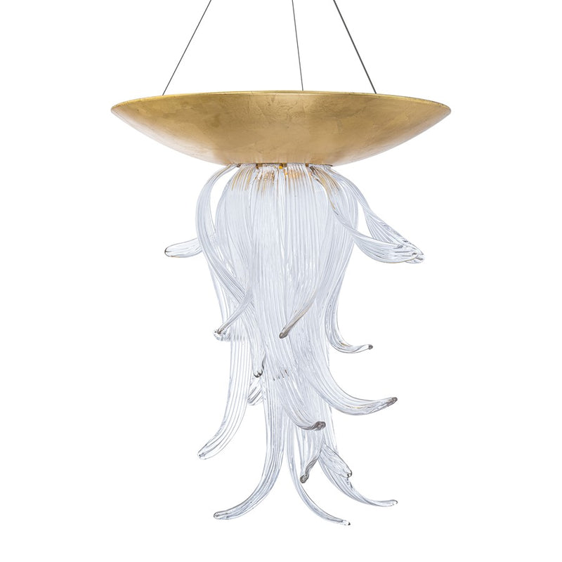 Modern Forms Tendril 1Lt 26" LED Pendant, Gold Leaf