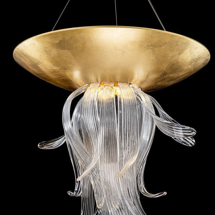 Modern Forms Tendril 1Lt 26" LED Pendant, Gold Leaf