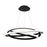 Modern Forms Veloce 1 Light 36" LED Chandelier/3000K, Black - PD-24838-BK