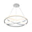 Modern Forms Veloce 1 Light 36" LED Chandelier/3000K, Titanium - PD-24838-TT