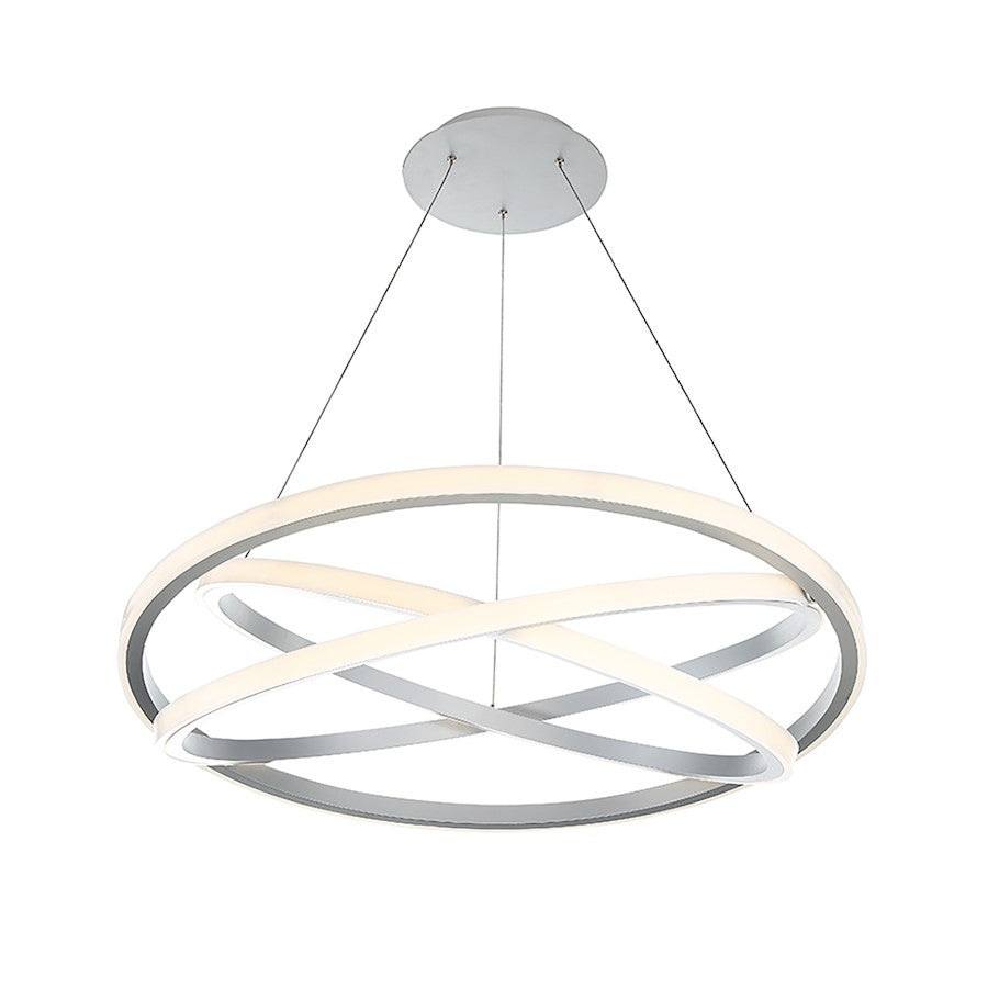 Modern Forms Veloce 1 Light 36" LED Chandelier/3000K, Titanium - PD-24838-TT