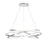 Modern Forms Veloce 1 Light 36" LED Chandelier/3000K, Titanium