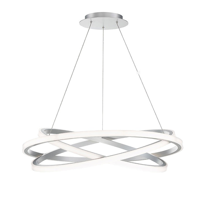 Modern Forms Veloce 1 Light 36" LED Chandelier/3000K, Titanium