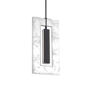 Modern Forms Cambria 1 Light 8" LED Mini Pendant/3000K, Black - PD-28216-BK