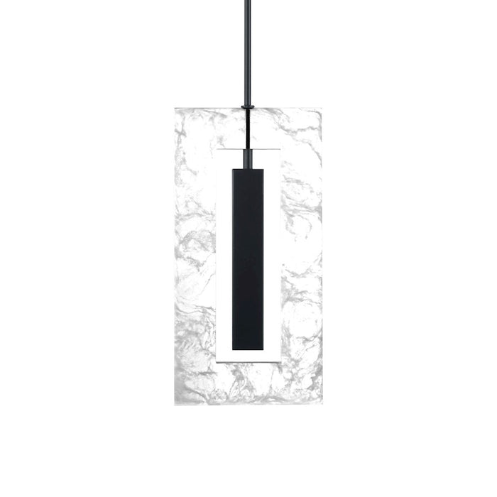 Modern Forms Cambria 1 Light 8" LED Mini Pendant/3000K, Black