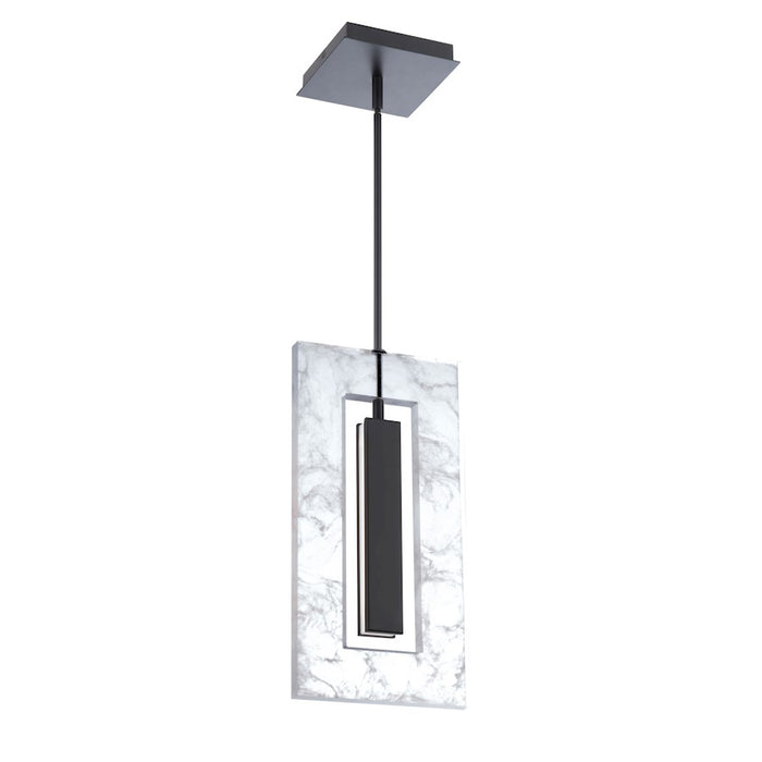 Modern Forms Cambria 1 Light 8" LED Mini Pendant/3000K, Black