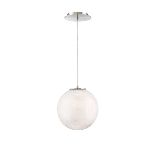 Modern Forms Cosmic 1Lt Crystal LED Pendant/3000K, Nickel - PD-28801-BN